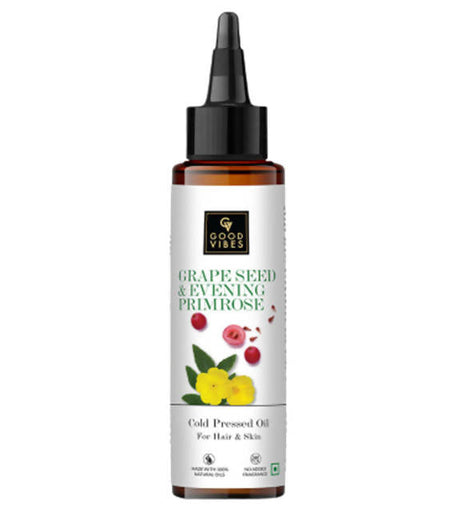 Good Vibes Grape Seed And Evening Primrose Cold Pressed Oil For Hair & Skin