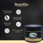 VI-JOHN Naturale Keratin Hair Mask for Friz Controal, Straightens & Shines