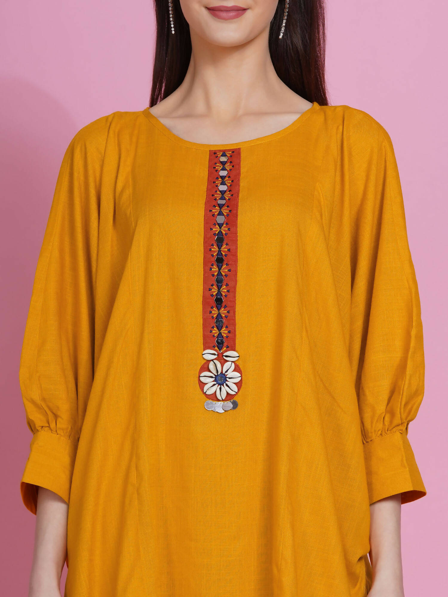 Women Republic Yellow Rayon Boxed Kurta With Pants - Distacart