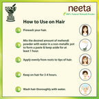 Neeta 100% Natural Henna Powder For Hair Colour And Growth|Rich Brown Shades