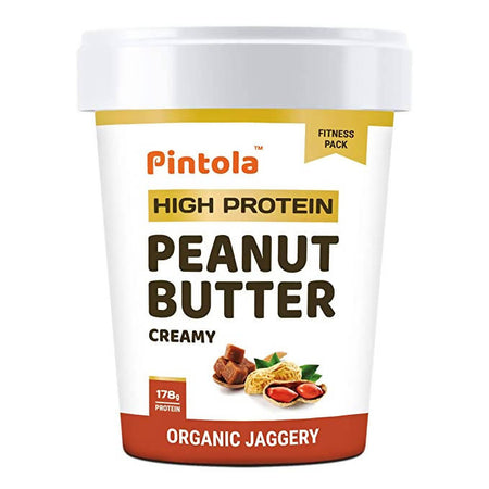 Pintola High Protein Creamy Peanut Butter with Organic Jaggery