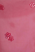 Mominos Fashion Moeza Orgenza Flower Mirror Red Dupatta