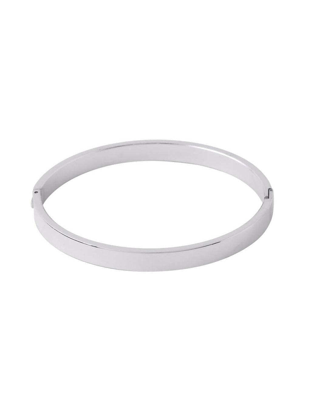 NVR Men's Silver Metal Interlock Kada Bracelet - Distacart