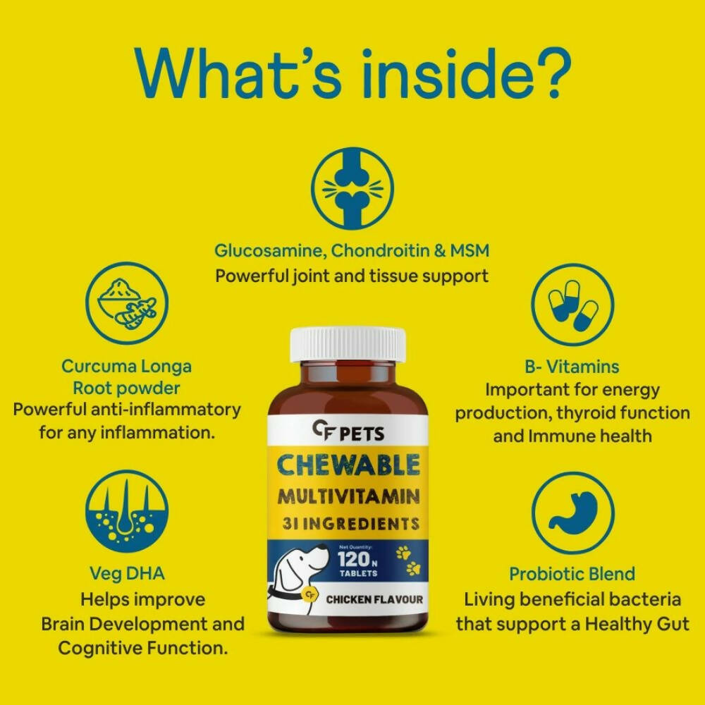 Carbamide Forte Pets Chewable Multivitamin Tablets