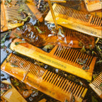 Buddha Natural Beard Kacchi Neem Wooden Comb - Distacart