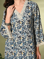 Sangria Printed A-Line Kurta