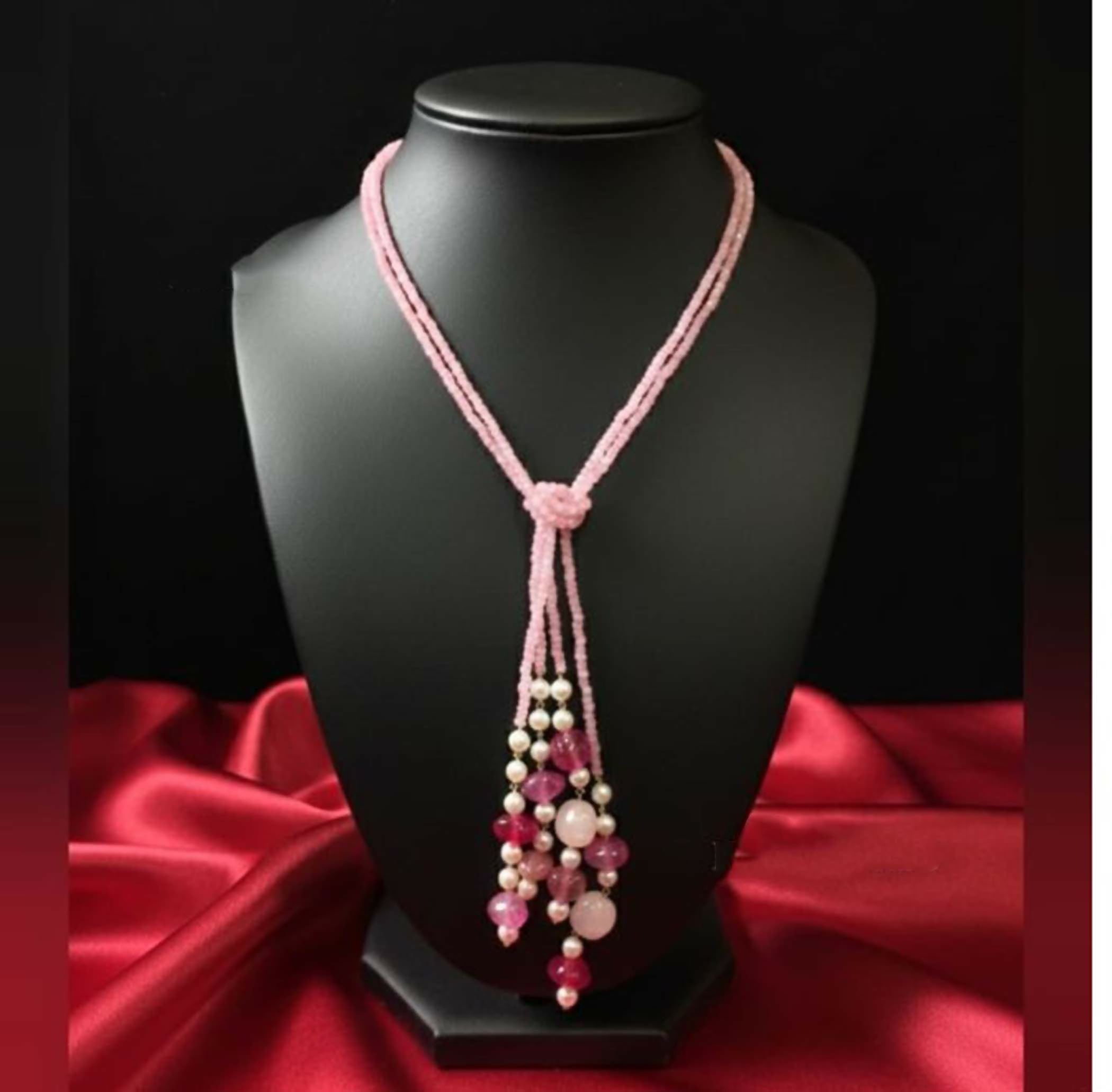 Joban Fashion Women Peach Lace Agate Pendant - Distacart