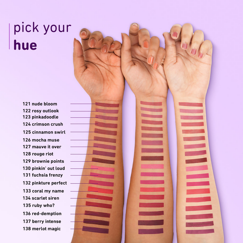 Plum Butter Crème Matte Lipstick Nude Bloom - 121 (Pink Nude)