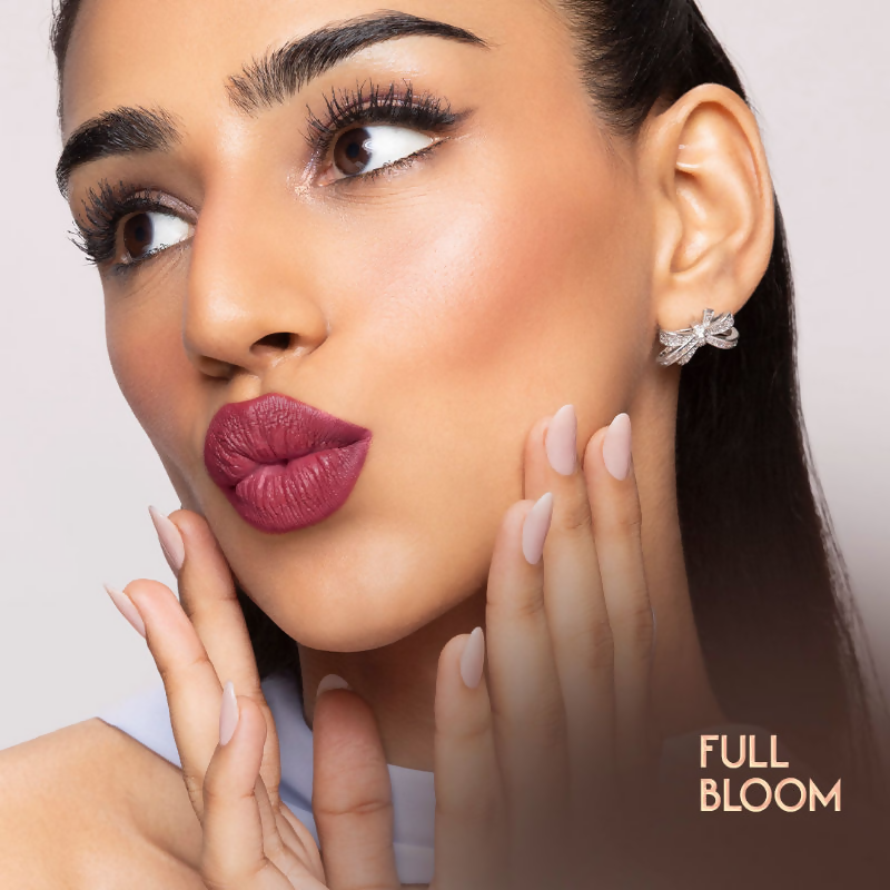 Nykaa Cosmetics X Bridgerton Creamy Matte Longwear Lipstick - Full Bloom