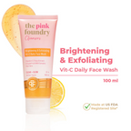 The Pink Foundry Brightening & Exfoliating Vit C Daily Face Wash