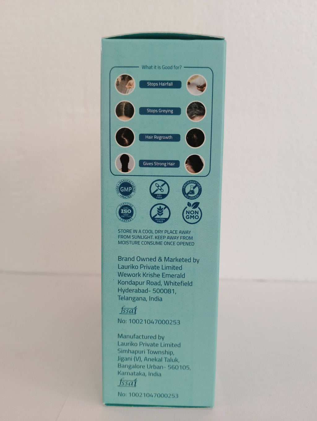 Laurik Skin Care Shots Supplement Powder For Men | Reduce Acne/Pimples, Acne Pore Size -Vanilla