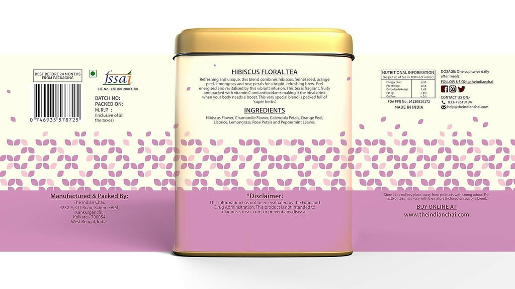 The Indian Chai - Hibiscus Floral Tea