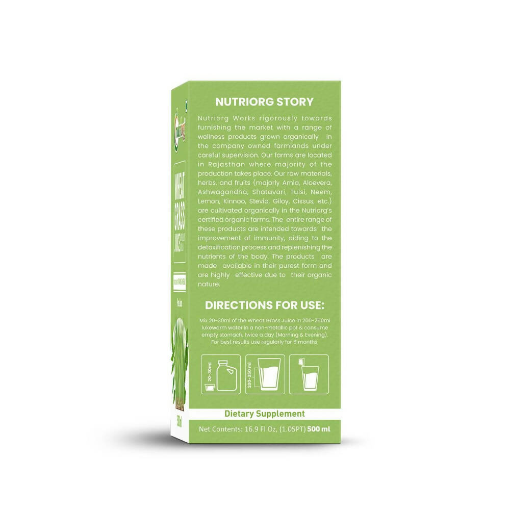 Nutriorg Wheatgrass Juice - Distacart