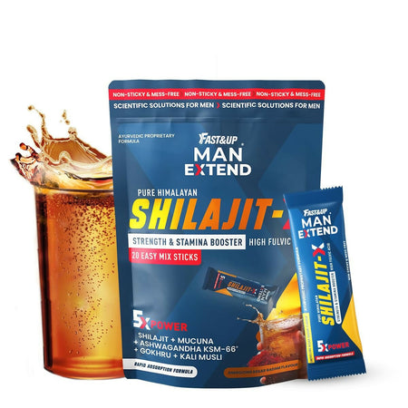 Fast&Up Sj X - Pure Himalayan with Power of 5 Potent - Kesar Badam Flavour