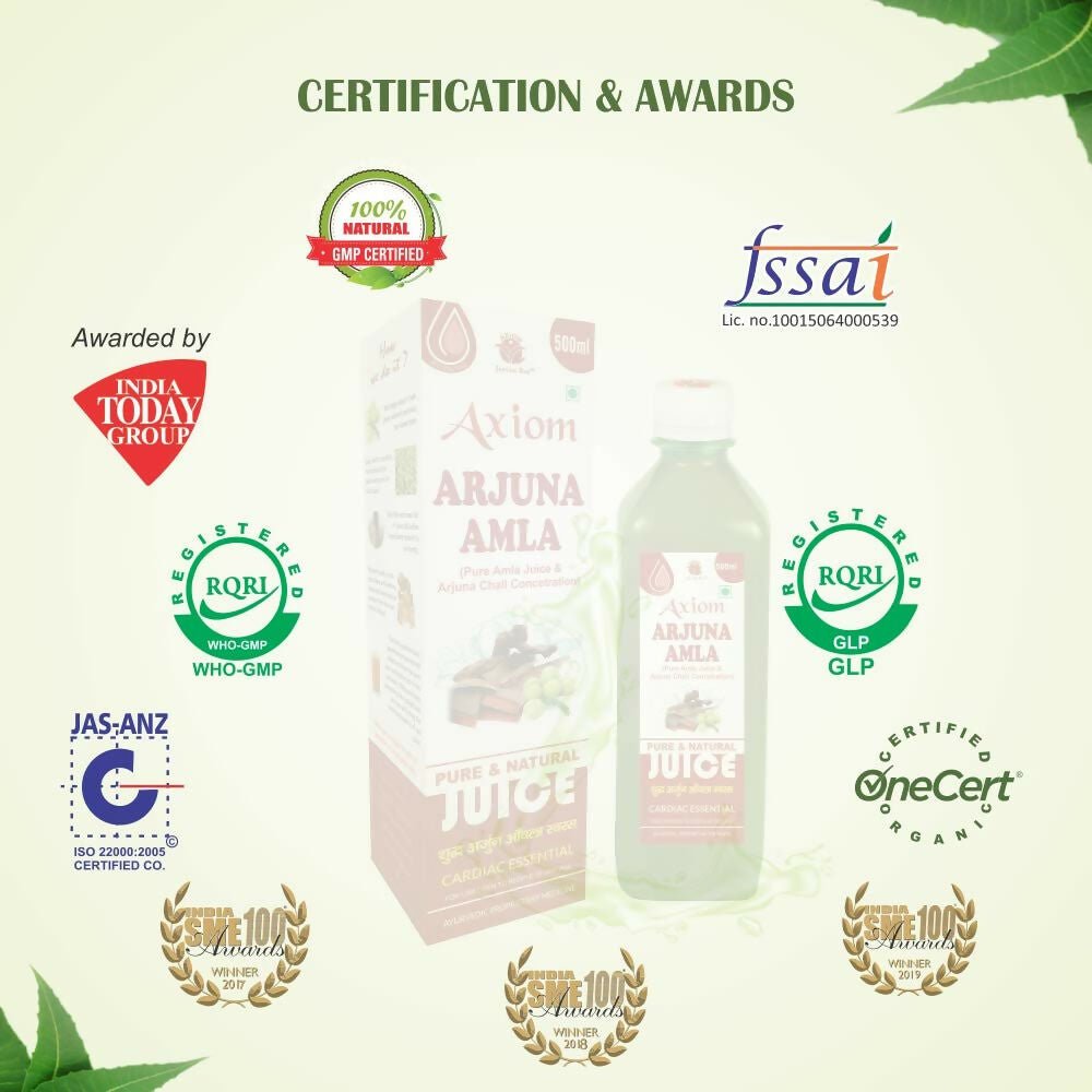Axiom Arjuna Amla Juice - Distacart