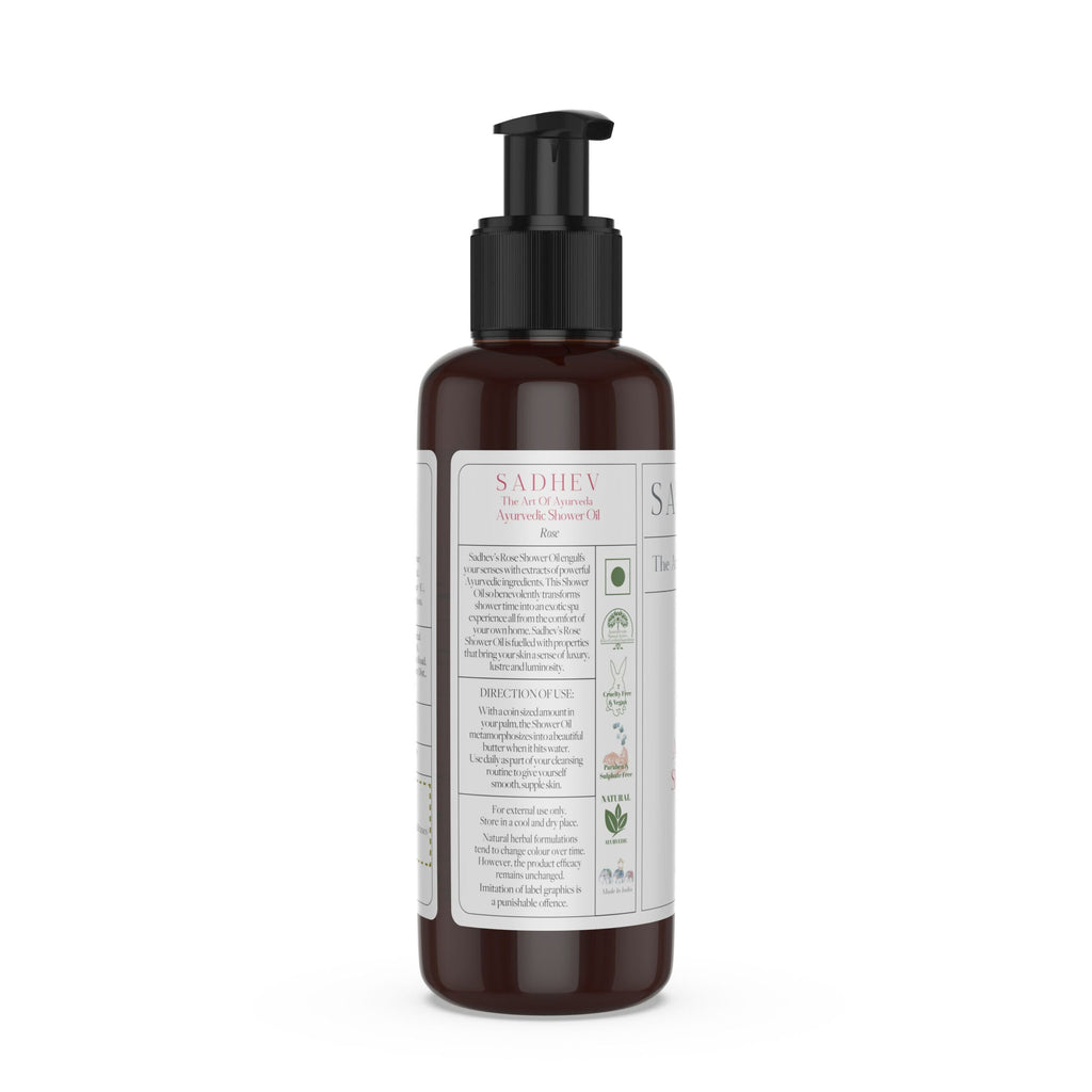 Sadhev Ayurvedic Rose Shower Oil