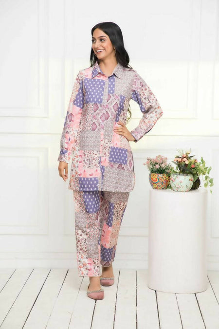Myshka Multi Printed Bling & Sparkly Co-Ords For Women