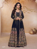Anaita Black Chinon Readymade Suit with Heavy Embroidery & Sequence Work - Distacart