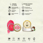 Love Earth Lip Saviour Kit for Skin Hydration & Moisturization, Chapped Lips With Bees Wax And Cocoa Butter