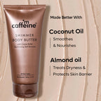 mCaffeine Shimmer Body Butter with Cocoa Butter