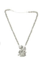 Mominos Fashion Johar Kamal Oxidised Silver-Plated Brass Finish Radha Kishan Long Necklace For Women - Distacart