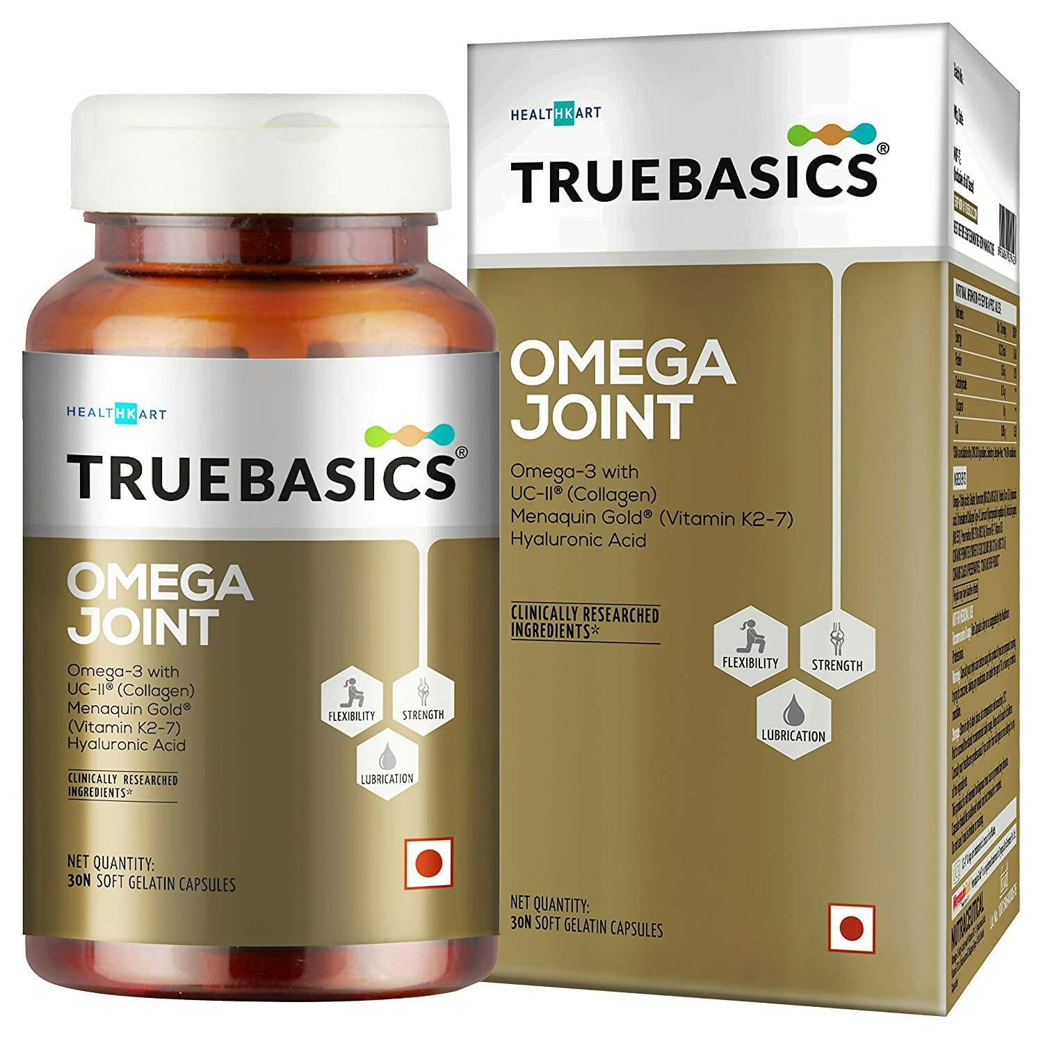 TrueBasics Omega Joint Capsules with Omega-3 - Distacart