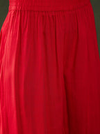 Sangria Printed Kurta With Palazzo