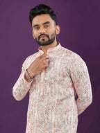 Anaita Light Pink Digital Print Kurta