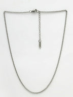 NVR Women German Silver Oxidised Chain - Distacart