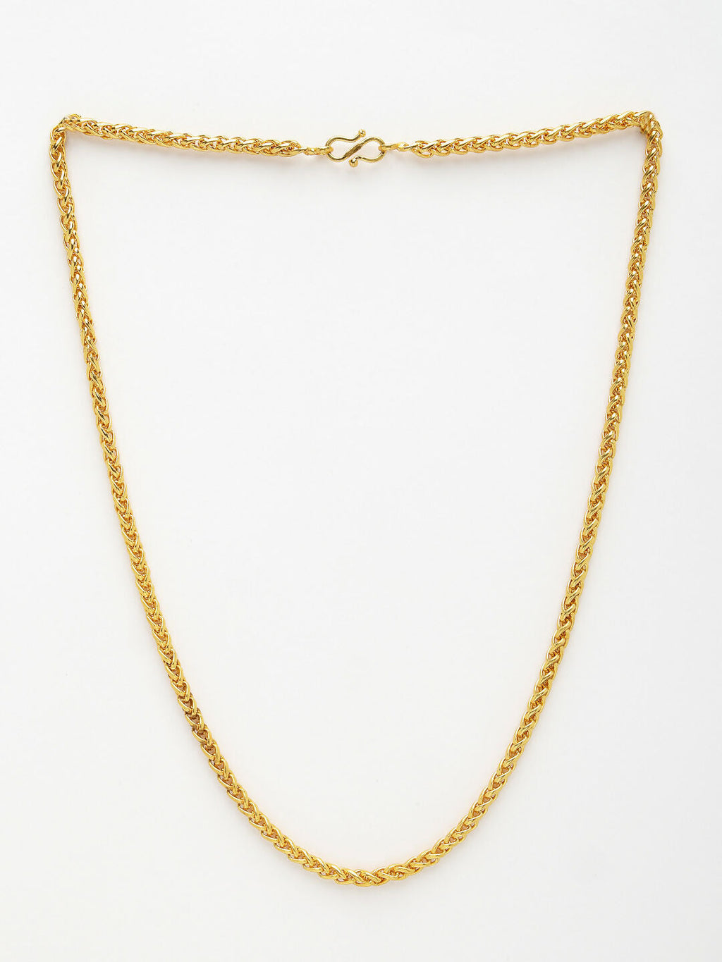 NVR Men's Gold-Polished Stainless Steel Chain