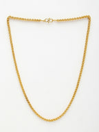 NVR Men's Gold-Polished Stainless Steel Chain