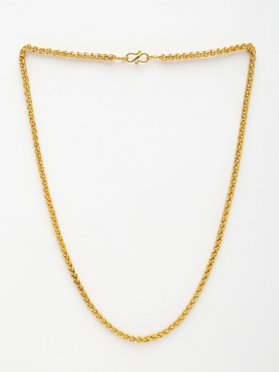 NVR Men's Gold-Polished Stainless Steel Chain