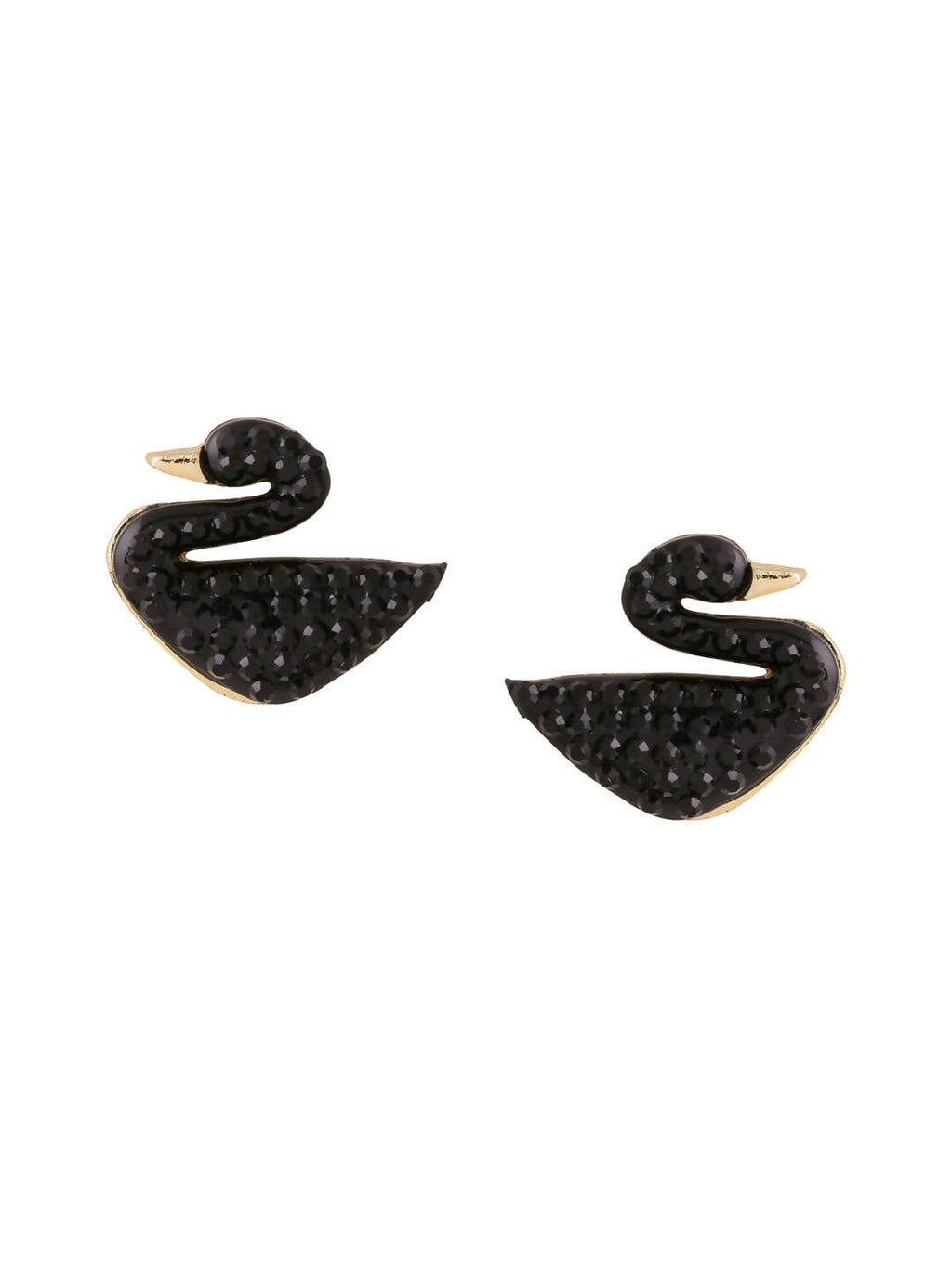 NVR Women Black Cz Studded Studs Earrings - Distacart