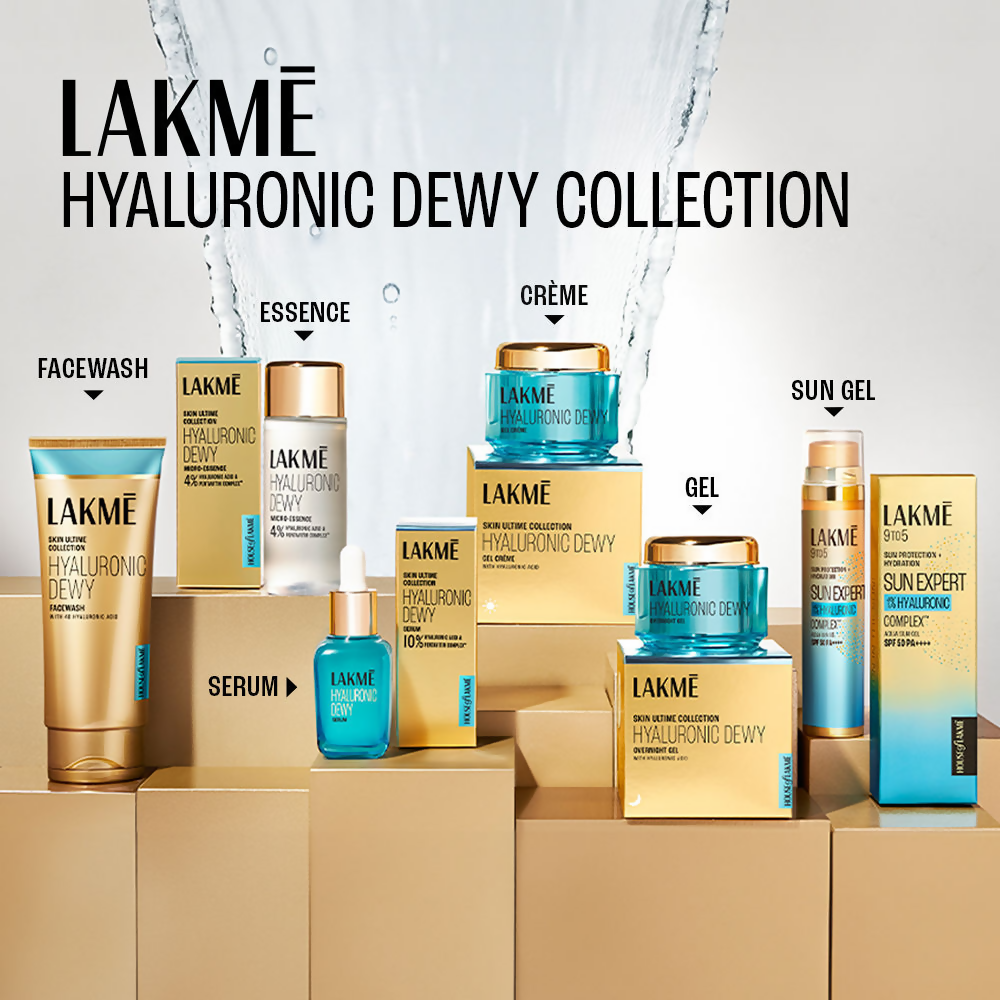 Lakme Hyaluronic Dewy Face Wash Hyadrating with 4D Hyaluronic Acid