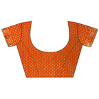 Joban Fashion Orange Geometric Pattern Soft Silk Patola Saree - Distacart