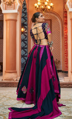 AI Fashion Multi Color Viscose Rayon Designer Navratri Lehenga Choli Collection