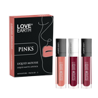 Love Earth Liquid Mousse Matte Lipstick - Pinks