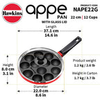 Hawkins Nonstick Appe Pan With Glass Lid