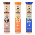 Upakarma Ayurveda Pure SJ Effervescent Tablets in 3 Unique Flavors (Pure SJ, Orange & Blueberry) Combo - Distacart