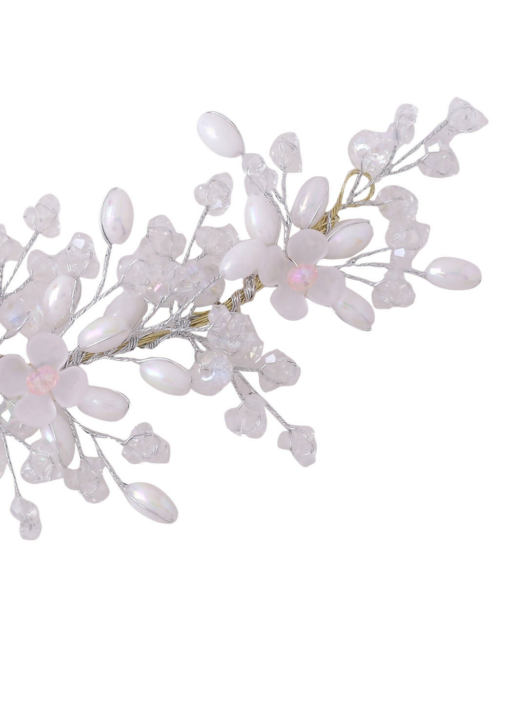 NVR Women's Embellished Beaded Hair Accessory Set