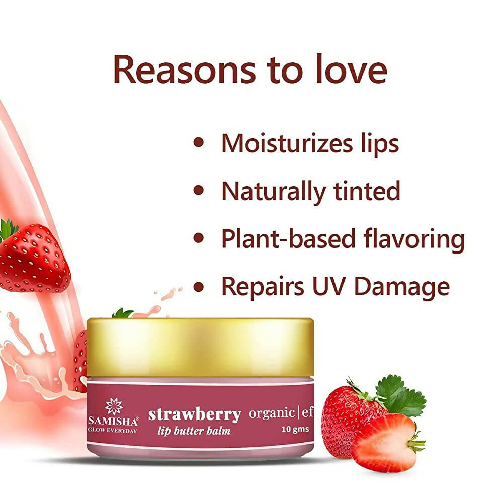 Samisha Organic Strawberry Lip Balm