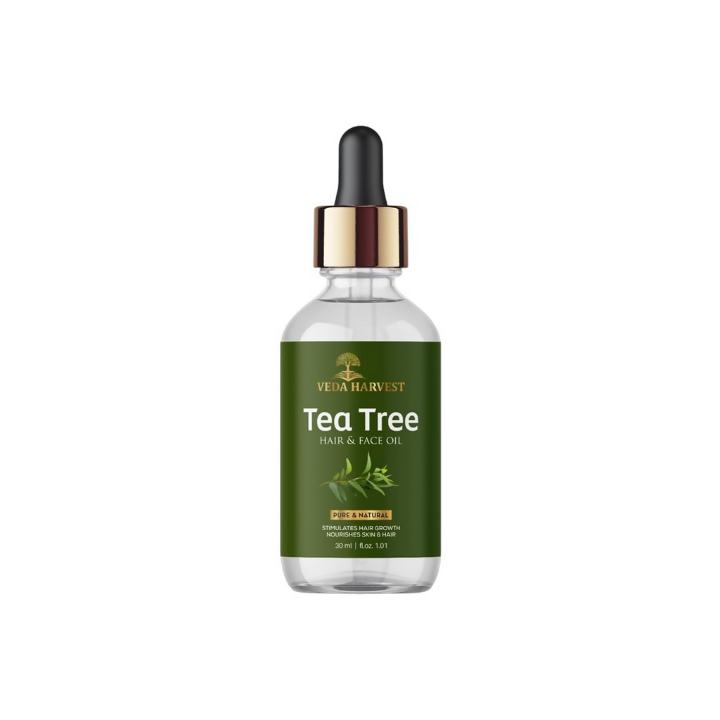 Veda Harvest Tea Tree Essential Oil Cooling & Refreshing Care for Face & Body