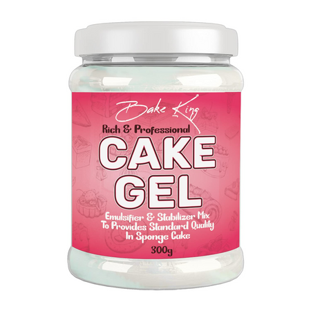 Bake King Cake Gel, Cake Sponge Improver Useful When Making Eggless Cakes