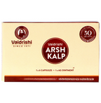 Vaidrishi Arsh Kalp Kit (6 Capsules & 1 Tube of 6gm Ointment) - Distacart