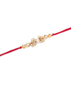 Designer kundan Rakhi - Ruby Raang - Distacart
