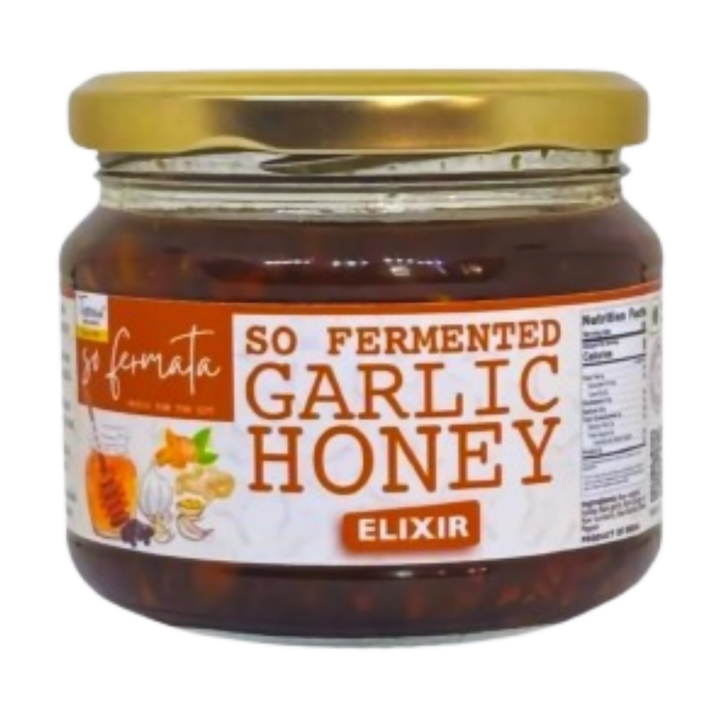 Tassyam Organics Fermented Garlic Honey Elixir with Ginger & Turmeric - Distacart