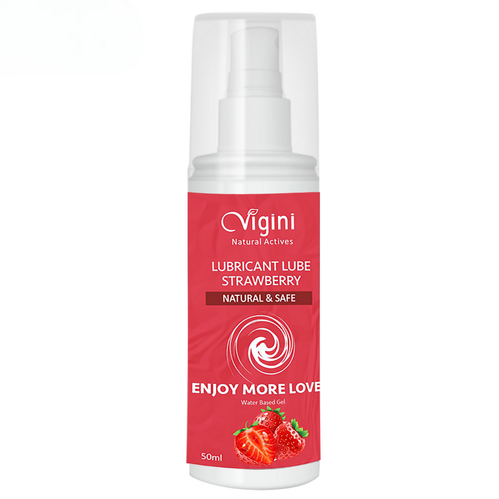 Vigini Intimate Strawberry Lubricant Personal Lube Water Based Gel
