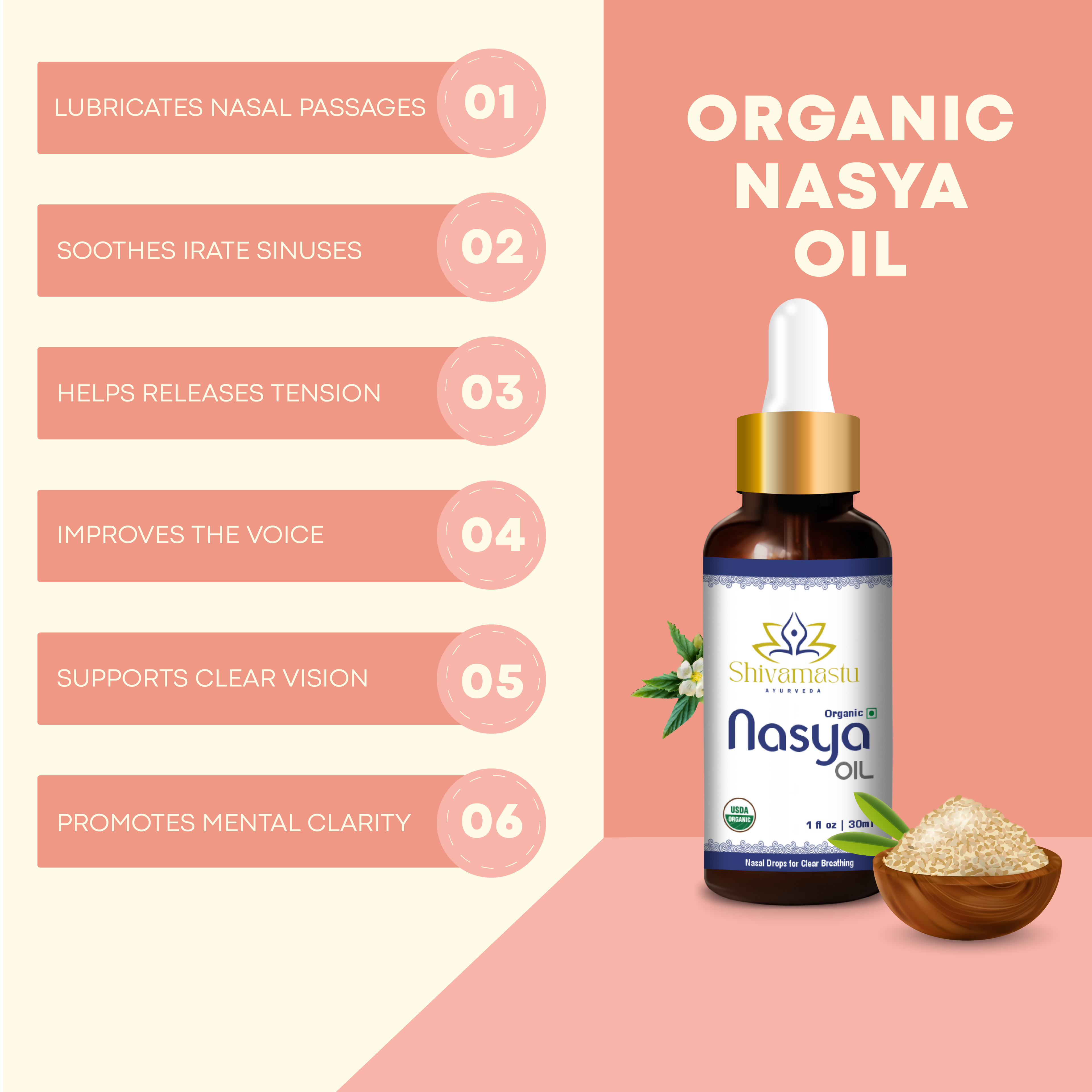 Shivamastu Ayurveda Nasya Oil - Distacart