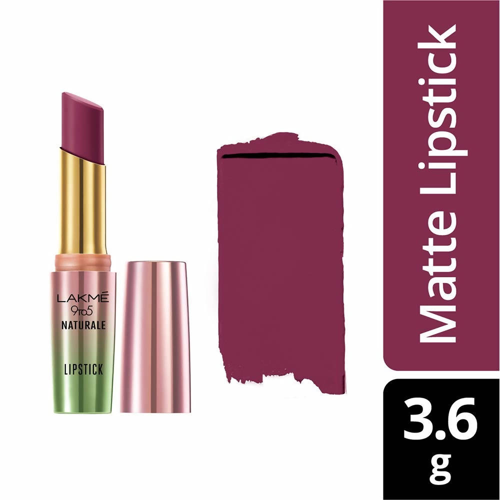 Lakme 9To5 Naturale Matte Lipstick - Magenta Minx