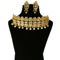Joban Fashion Hand Made High Quality Gold Plated Base Metal Alloy Kundan Stone Studded Kundan Jewellery Set